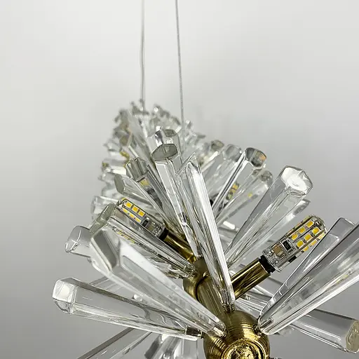 Удлиненная дизайнерская люстра с кристаллами Line.F NO 4-1000L - фото 3