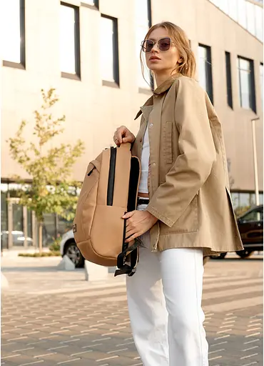 Рюкзак унисекс Sambag Zard LZN Бежевый 46 х 28 х 13 см (25000026) - фото 8