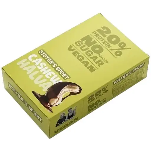 Протеїнова халва Sister's Sport Protein Halva, 10*40 грам - Кеш'ю