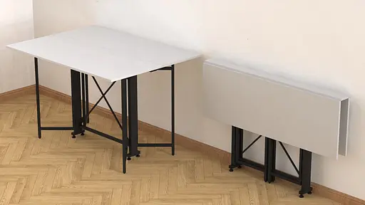 Стіл-книга трансформер Спайдер Ferrum-decor 750x1150x880 Чорний метал ДСП Біле 16 мм (FRD-105088) - фото 10