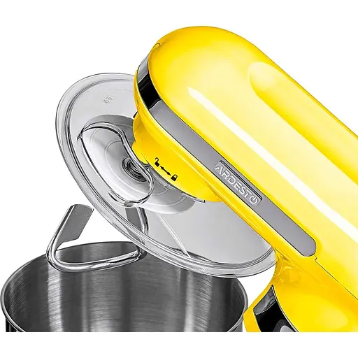 Планетарний міксер Ardesto KSTM-8044, Yellow, 800W, 6 швидкостей, чаша 4 л, вінчик, А-подібна насадка, насадка для змішування - фото 4