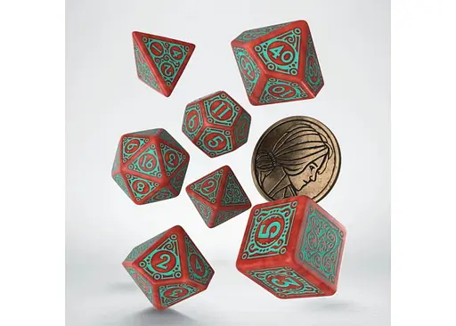 Набор кубиков The Witcher Dice Set. Triss - Merigold the Fearless , 7 шт. (SWTR02) - фото 2