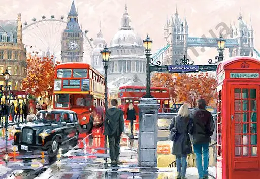 Пазли Castorland Колаж, Лондон, 1000 елементів, 68x47 см, C-103140