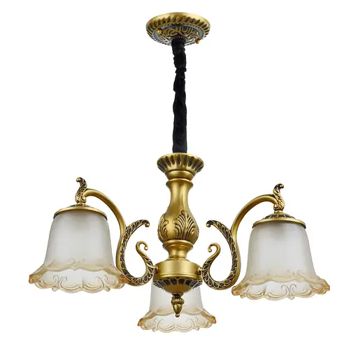 Люстра підвісна Brille прованс E27 60W G (BKL-686S/3)