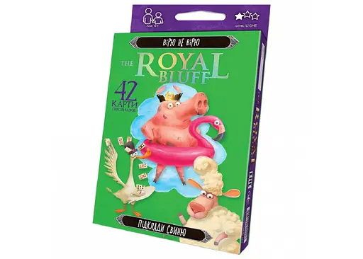 Настільна гра Danko Toys Вірю не вірю (The Royal Bluff) (в ассорт.) (укр.) (RBL-01-01U,-02U) - фото 3