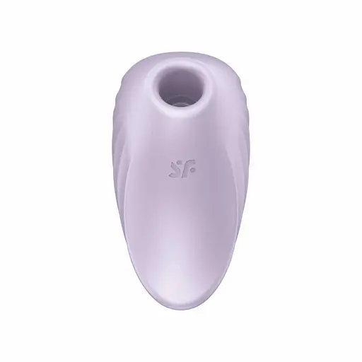 Вакуумний стимулятор клітора з вібрацією Satisfyer Pearl Diver бузковий - фото 2