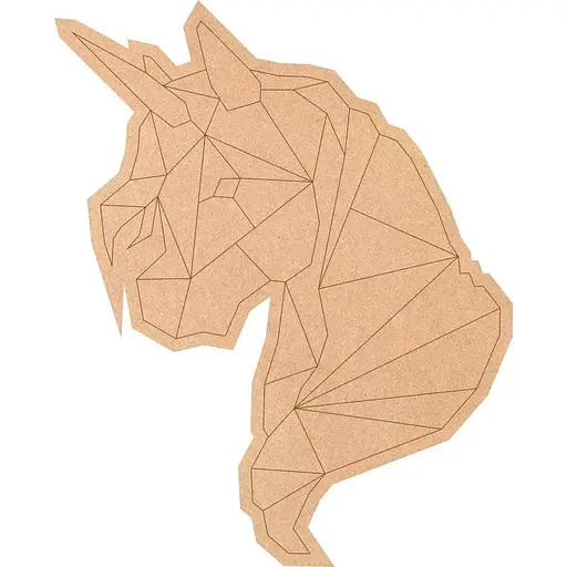 Основа для декорирования Rosa Talent панно-мозаика Единорог 1 МДФ 35х44 см