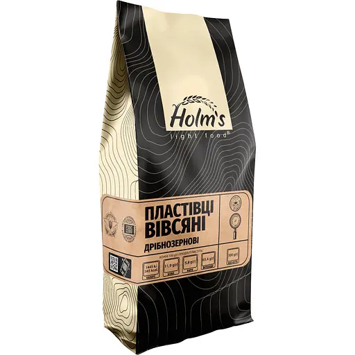 Пластівці вівсяні Holm's light food дрібнозернові 500 г