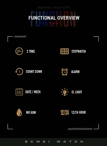 Наручний годинник Skmei 2140 Black, 2140BK (18446) - фото 11