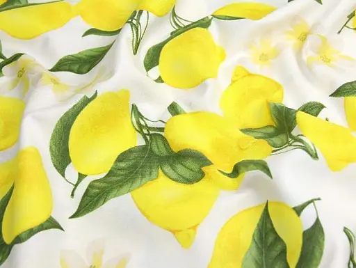 Тканина з тефлоновим просоченням Лимони принт (від 1 м) - фото 3