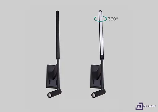 Настінний світильник MJ-Light KONO READ 3200K BK 15003 - фото 7