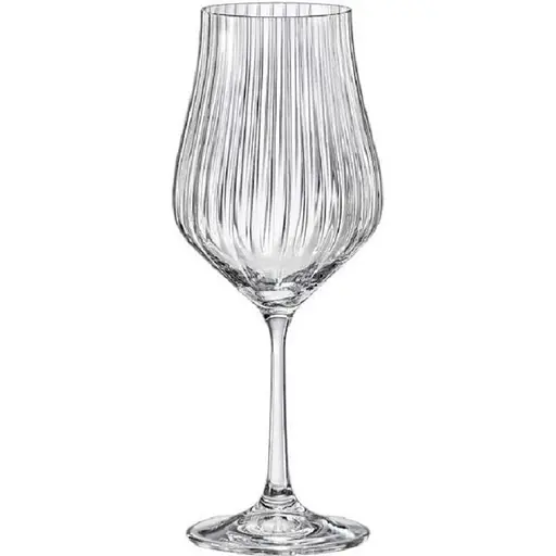 Набор бокалов для вина Crystal Bohemia Tulipa Optic 350 мл 6 шт. (B40894-350)