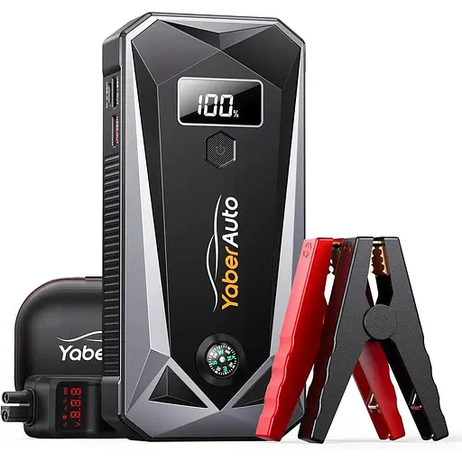 Автомобільний акумулятор YABER 3000A Jump Starter для газових 8.0 л дизельних двигунів 9.0L