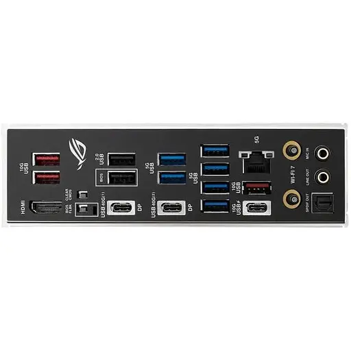 Материнська плата Asus Rog Strix X870E-H Gaming WIFI7 sAM5 X870 4xDDR5 M.2 HDMI USB Type-C WiFi BT ATX - фото 10