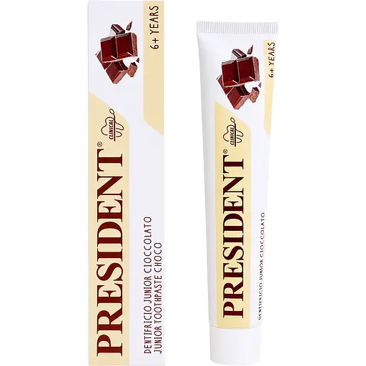 Дитяча зубна паста President Junior Choco від 6 років 50 мл
