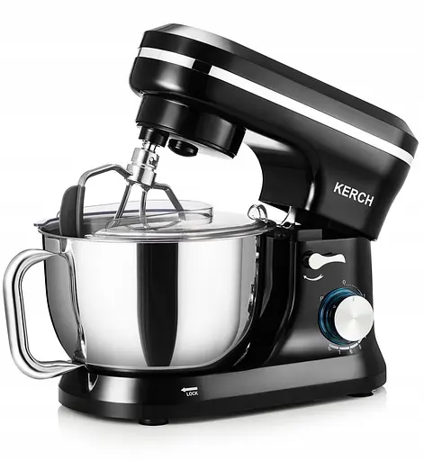 Тістоміс міксер планетарний KERCH FERRO Black 1700 Вт - фото 3