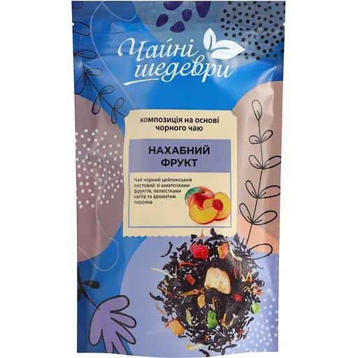 Композиция на основе черного чая Чайні шедеври Наглый фрукт 500 г - фото 1