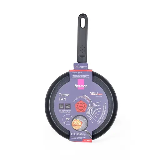 Сковорода для блинов Fissman Velia 22 см (14562) - фото 8