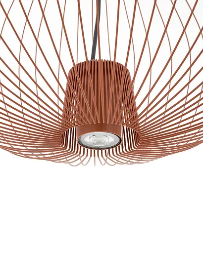 Підвісний світильник, люстра Nowodvorski 11494 Pumpkin L GU10 1x10W IP20 Теракотовий - фото 9