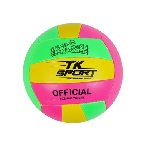 М’яч волейбольний TK Sport, C64667, 280-300 г, матеріал м’який PVC, розмір №5 (В асортименті)