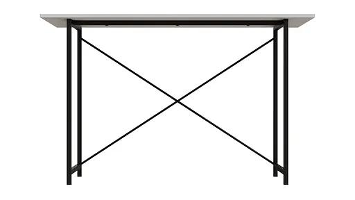 Стол письменный Line Лайт Ferrum-decor 750x1200x600 Черный металл ДСП Белый 16 мм (FRD-104857) - фото 2