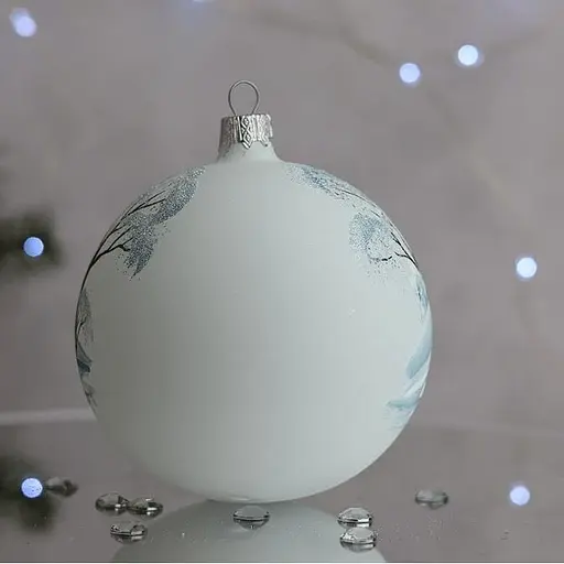 Ялинкова прикраса Санта Шоп Будинок на пагорбі скло (7806723367559) - фото 3