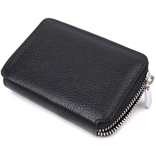 Кошелек женский на молнии из натуральной кожи 12х9х1.5 см KARYA 12х9х1.5 см acs0024280 - фото 2