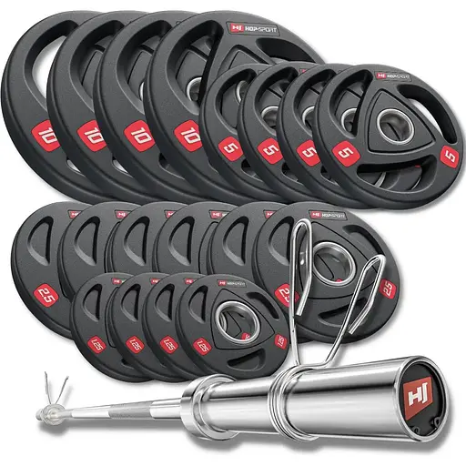 Набор олимпийский Hop-Sport PRO 95кг с грифом 165см