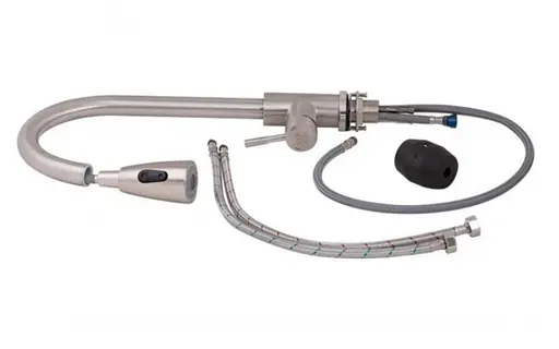 Смеситель для кухни с выдвижным изливом Lidz (NKS) 12 32 015FL-8 - фото 5