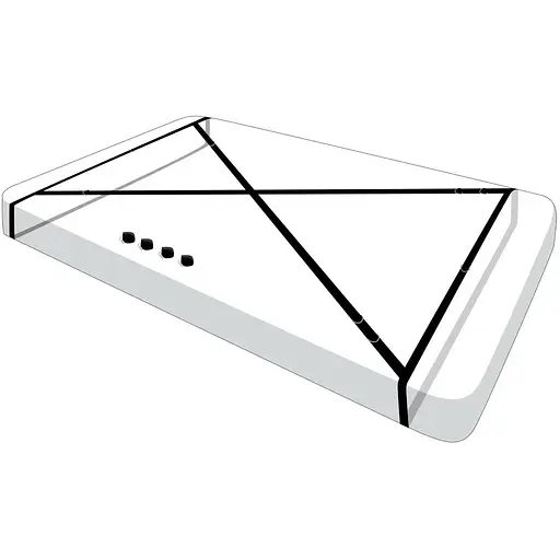 Розтяжка на ліжко Master Series Interlace Bed RestRaint Set