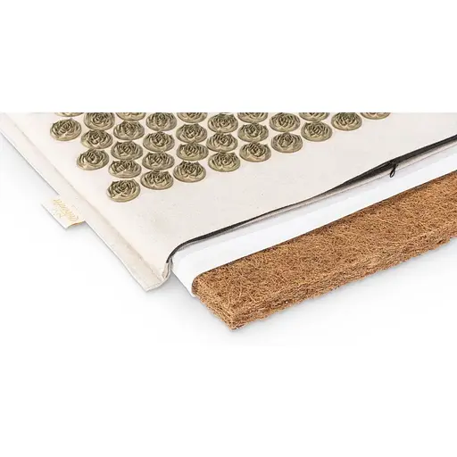 Коврик акупунктурный с подушкой Gymtek Queenfit беж - фото 8