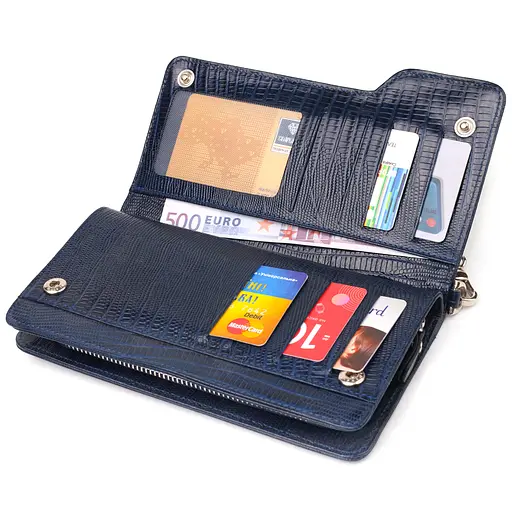 Женский кожаный кошелек Canpellini 20х10.5х3 см acs0025094 - фото 3