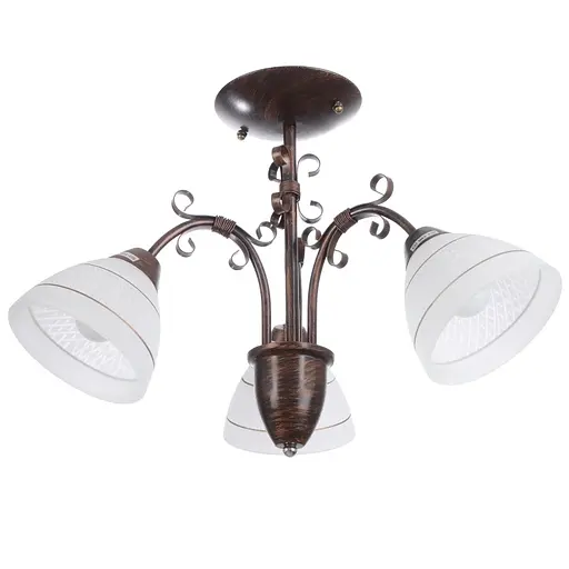 Люстра стельова Brille E27 60W BR (LK-526C/3)