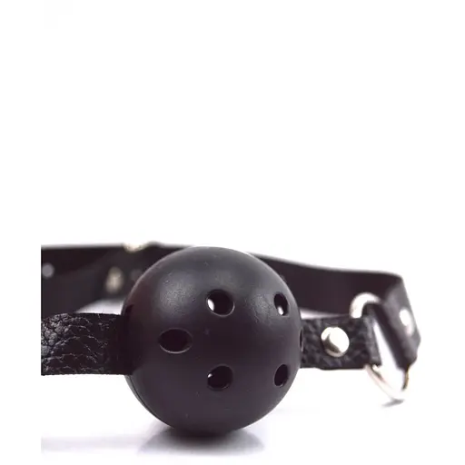 БДСМ кляп у рот Passion Садо-мазо Mouth ball чорний (4821002029396) - фото 2