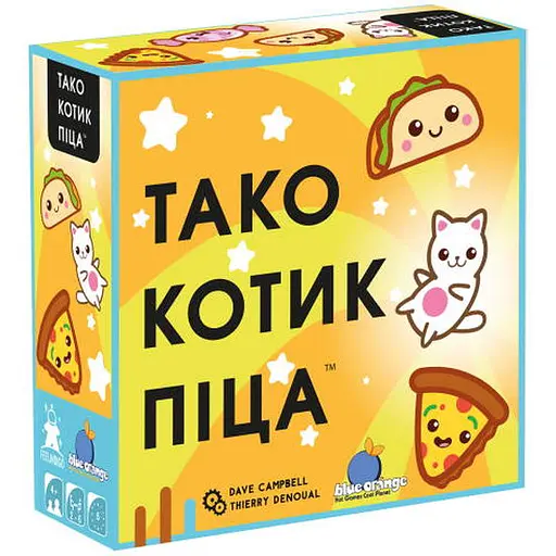 Настільна гра Feelindigo Тако Котик Піца (Taco Kitten Pizza) (укр.) (FI25077)