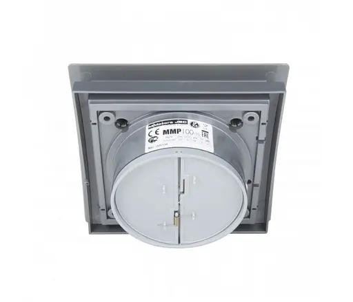 Декоративний малошумний ультратонкий вентилятор MMotors MM 100 90 м3/г зі зворотним клапаном, хром - фото 3