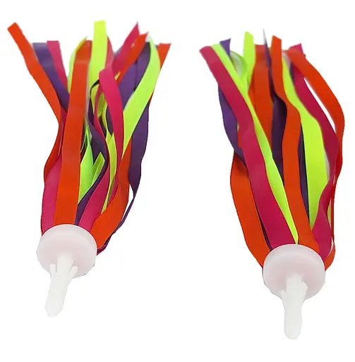 Ленты в руль детского велосипеда / самоката атласные разноцветный (G00010537) - фото 3