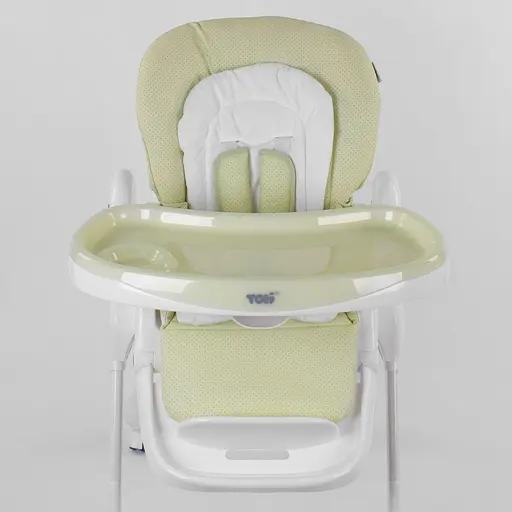 Стульчик для кормления Toti W-56077 (1) мягкий PU, мягкий вкладыш, 4 колеса, съемный столик, в коробке - фото 4