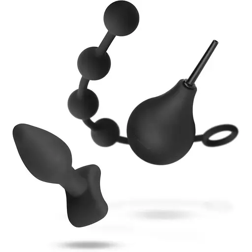 Набір новачка для анальної стимуляції Nexus Anal Beginner Kit спринцівка 224 мл анальні намиста 20 м - фото 3