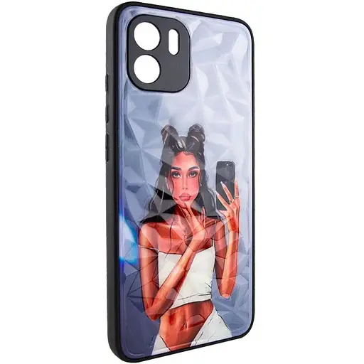 TPU+PC чохол Prisma Ladies для Xiaomi Redmi A1 / A2 Black in White