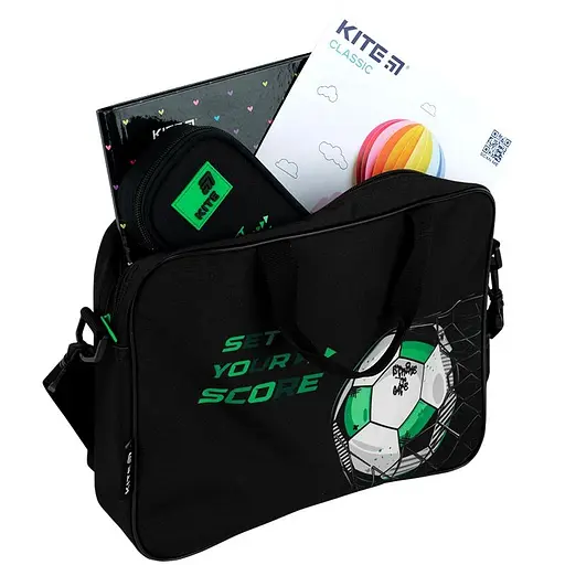 Школьная текстильная сумка Kite Football (K26-589-2) - фото 4
