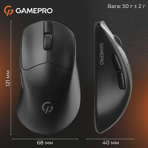 Миша GamePro Genesis Avenger Black (GM096B) - фото 6