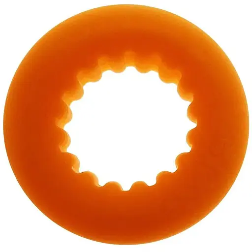 Эрекционное кольцо Oxballs Axis Rib Griphold 5 см (оранжевый)