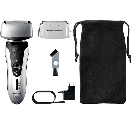 Бритва електрична Panasonic сіткова срібна (ES-RF31-S520) - фото 1