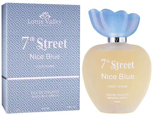 Туалетна вода для жінок Lotus Valley 7th Steet Niсe Blue 100мл (MM32171) - фото 2