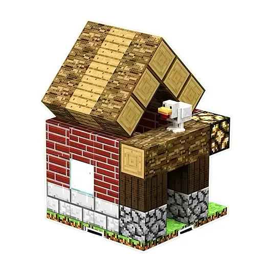 Магнітний конструктор Minecraft Сільський будиночок на 49 деталей (T9906) - фото 2