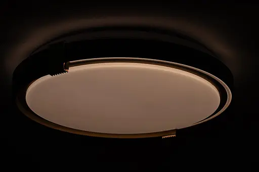 Cвітильник COLISEUM матовий 60W 395*60мм 3000К-6500К з ДК чорне золото - фото 6