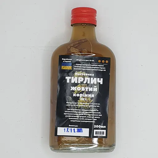 Настойка на корне тирлич желтый горечавка желтая 200 мл - фото 1