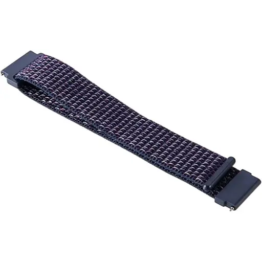 Ремешок DK CDK для Garmin Forerunner 255 / 255 Music 22mm Nylon Sport Loop (012416) (indigo) - фото 3