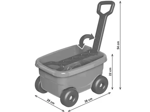 Конструктор в тележке, ТехноК 50 дет. (1393)  - фото 5